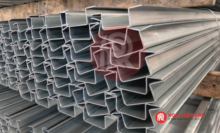 Arcotecho Omega, fabricado en Rollformers Of Steel Specialists